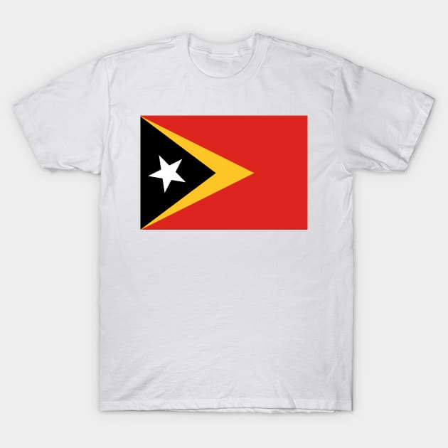 Timor-Leste flag T-Shirt by MAGICLAMB